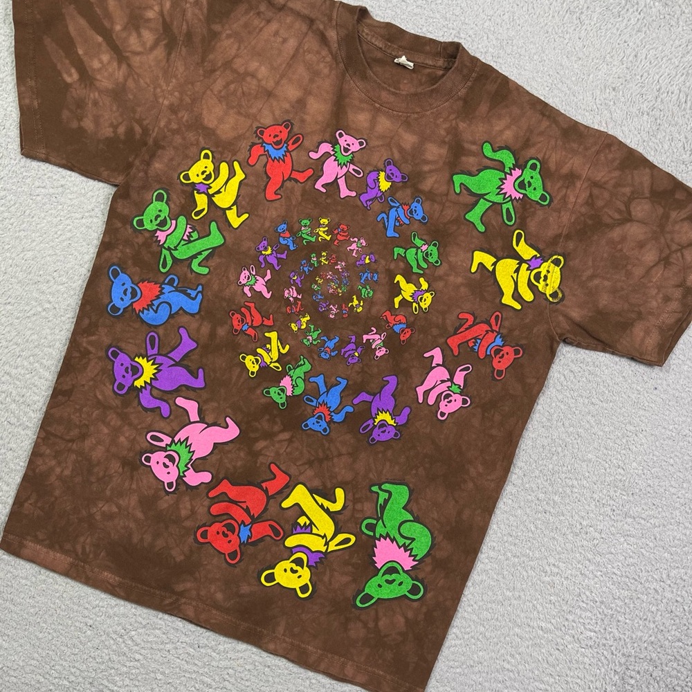 Vintage y2k Grateful Dead Spiral Bears T-shirt